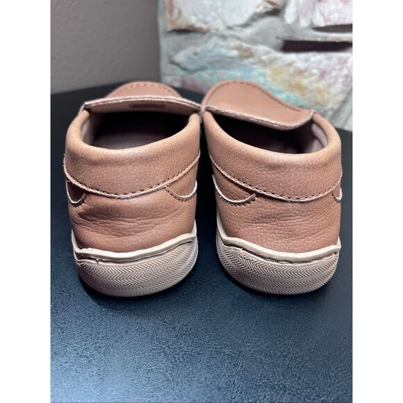 My Pillow Slippers Men’s 10 Leather Moccasins Memory Foam Chestnut Brown - Picture 5 of 10